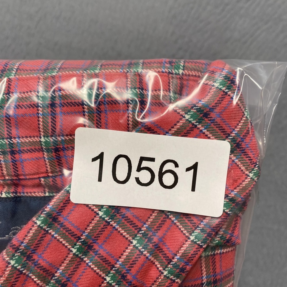 Ralph‎ Lauren Shirt Mens Large Red Green Plaid Classic Fit Button Down Cotton - Picture 9 of 9